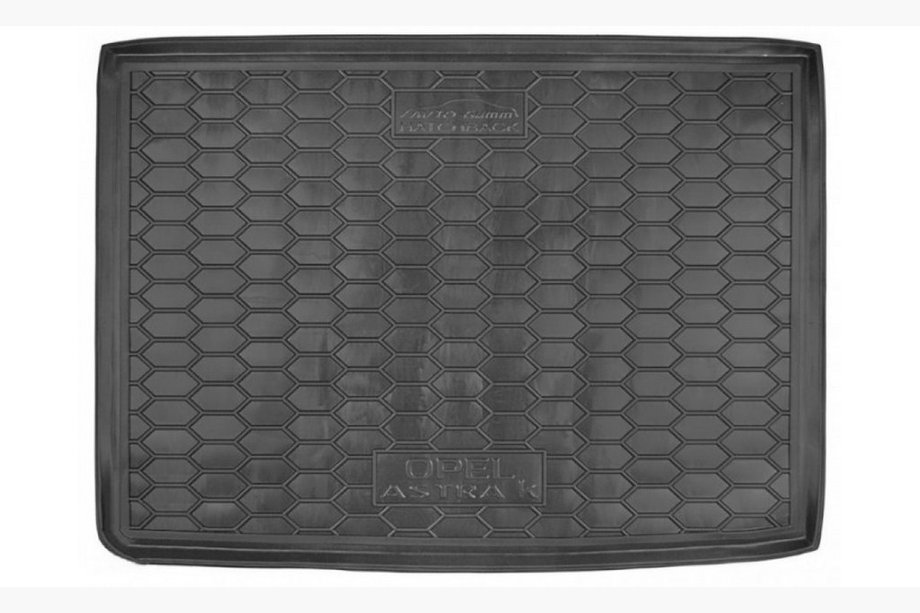 Opel Astra K 2016-2021 гг. Коврик Багажника HB (Autogumm, Пластик) Image