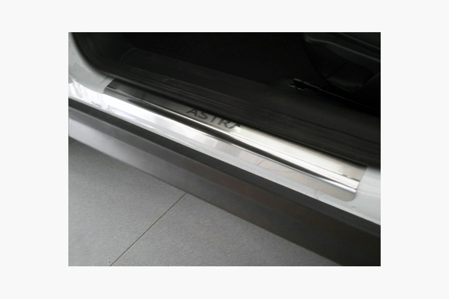 Opel Astra G classic 1998-2012 гг. Накладки на Пороги Nataniko (4 шт., Нержавейка) Image