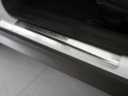 Opel Astra G classic 1998-2012 гг. Накладки на Пороги Nataniko (4 шт., Нержавейка) фото 1