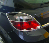 Opel Astra H 2004-2013 гг. Накладки на Задние Фонари (HB, 2 шт, пластик) фото 1