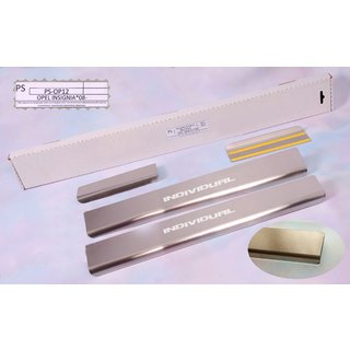 Накладки на пороги Natanika Standard (4 шт, нержавейка) Opel Signum 2003-2008 гг.