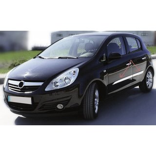 Дверные Молдинги Нержавеющая Сталь (4 шт.) Opel Corsa D 2007-2014 гг.