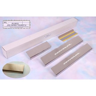 Накладки на пороги Natanika Standard (4 шт, нержавейка) Opel Zafira C Tourer 2011-2019 гг.