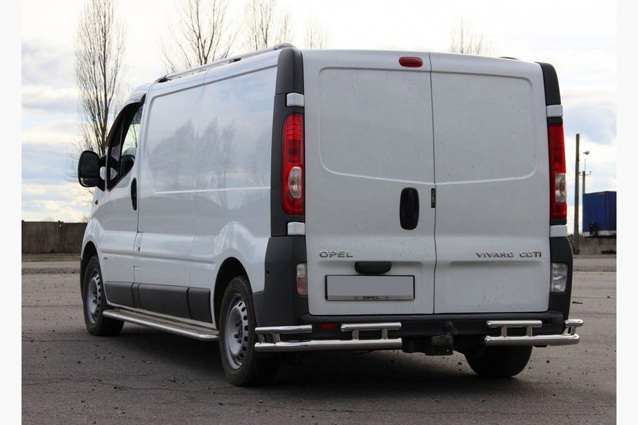 Задняя защита AK003-Plus-2 (нержавейка) Image