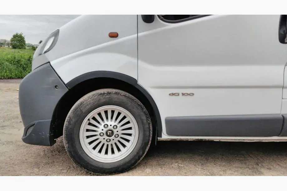 Opel Vivaro 2001–2015 гг. Расширители колесных арок (4 шт, черные) Фото 2