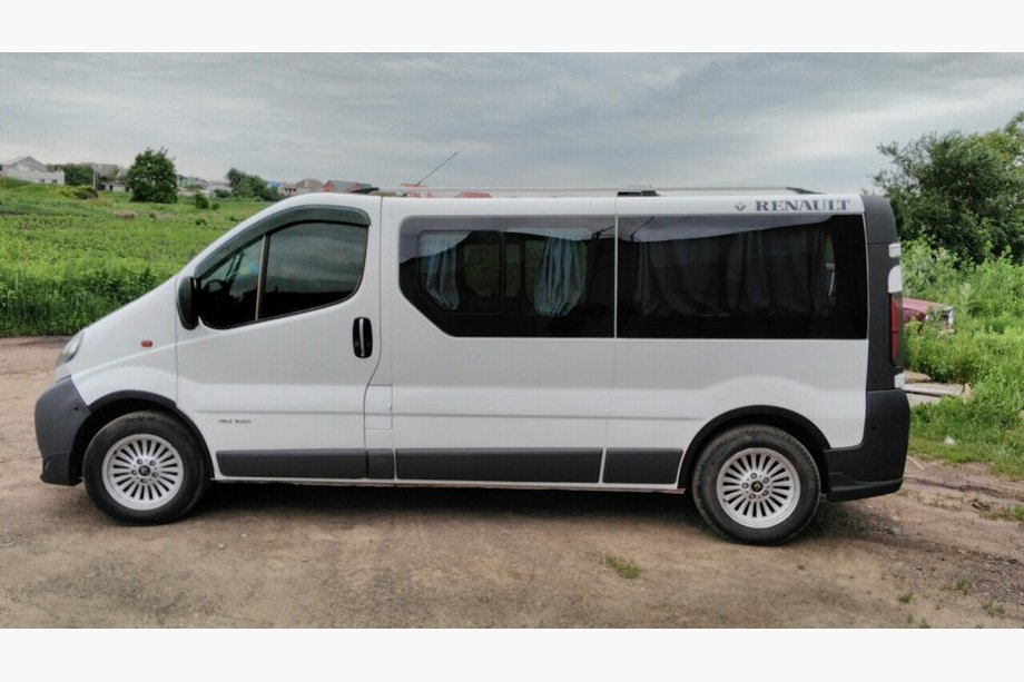 Renault Trafic 2001–2015 гг. Расширители колесных арок (4 шт, черные) 2007-2015, черный металл, передние + задние Фото 6