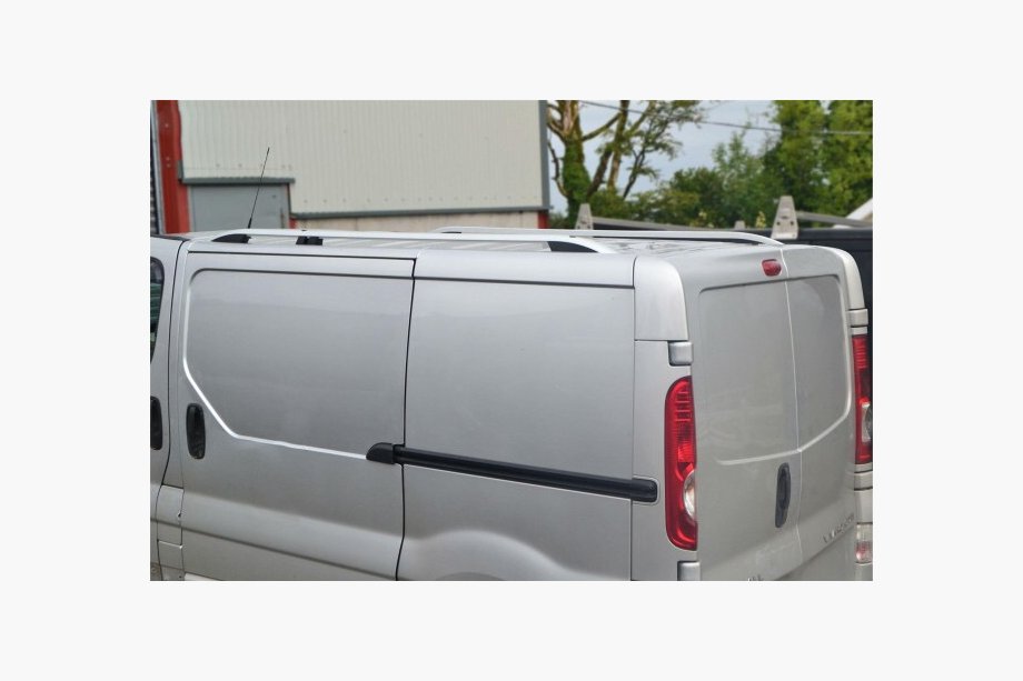 Nissan Primastar 2002-2014 гг. Рейлинги Skyport (серебристые) Короткая База Фото 3
