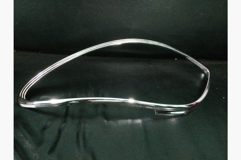 Peugeot 206 1998-2024 гг. Хром Накладки на Задние Фонари (2 шт, пластик) Image