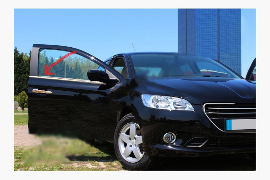 Окантовка стекол нержавейка 6 шт без заднего форточного окна Image