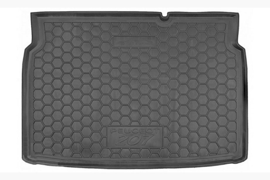 Peugeot 207 2006-2014 гг. Коврик багажника (пластик) Image