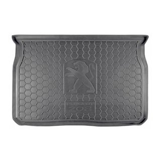 Коврик багажника (пластик) Peugeot 208 2012-2019 гг.