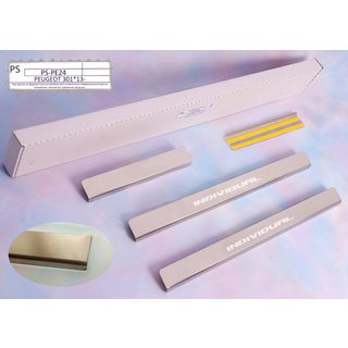 Накладки на пороги Natanika Standard (4 шт, нержавейка) Porsche Cayenne 2003-2010 гг.