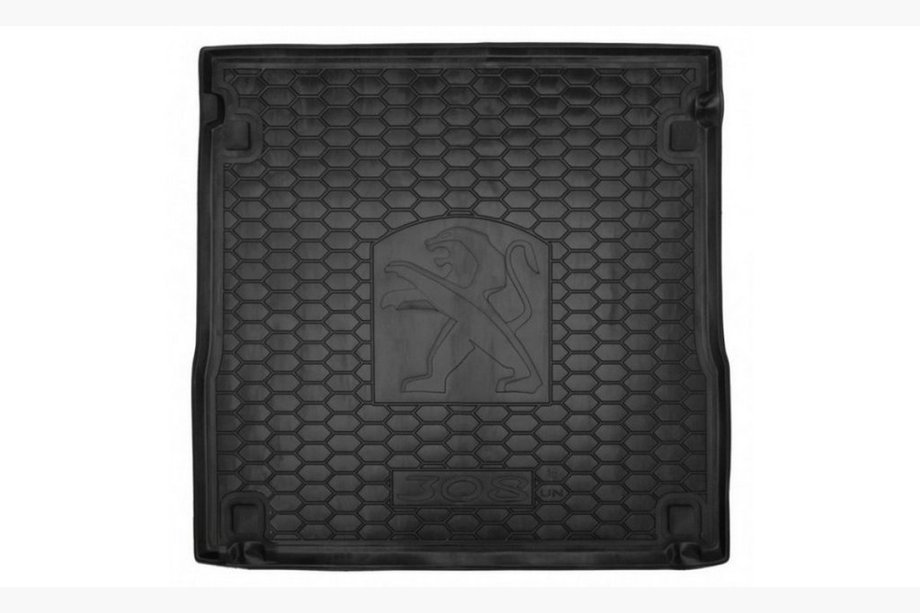 Peugeot 308 2014-2021 гг. Коврик багажника SW 2015+ (Autogumm, пластик) Image