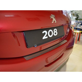Накладка на задний бампер Natanika (нержавейка) Peugeot 208 2012-2019 гг.