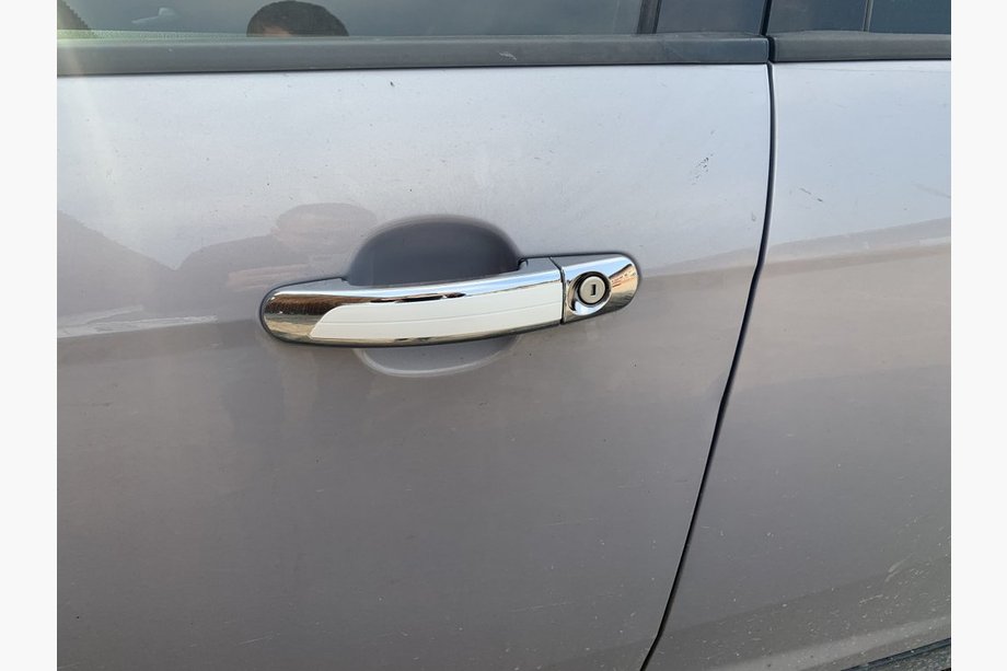 Ford Kuga/Escape 2013-2019 гг. Хромированные Накладки на Ручки с Белой Полосой (4 шт, ABS) Фото 2