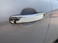 Хромированные Накладки на Ручки с Белой Полосой (4 шт, ABS) фото 3 Хромированные Накладки на Ручки с Белой Полосой (4 шт, ABS) фото 3