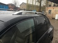 Porsche Cayenne 2003–2010 гг. Рейлинги Skyport (серебристые) фото 6