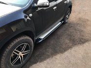 Renault Duster 2008-2017 гг. Боковые Подножки Rainbow (2 шт., Алюминий) фото 1