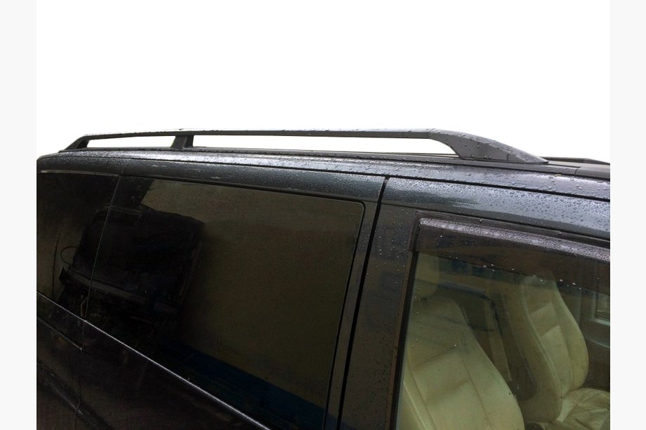 Mercedes Vito W638 1996-2003 гг. Черные рейлинги Металлические ножки Image