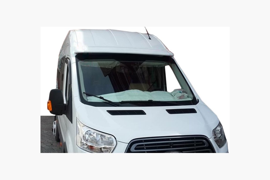 Козырек на лобовое стекло V1 (на клей, под покраску) Image