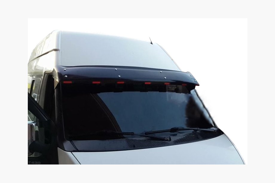 Козырек на лобовое стекло (черный глянец, 5мм) Image