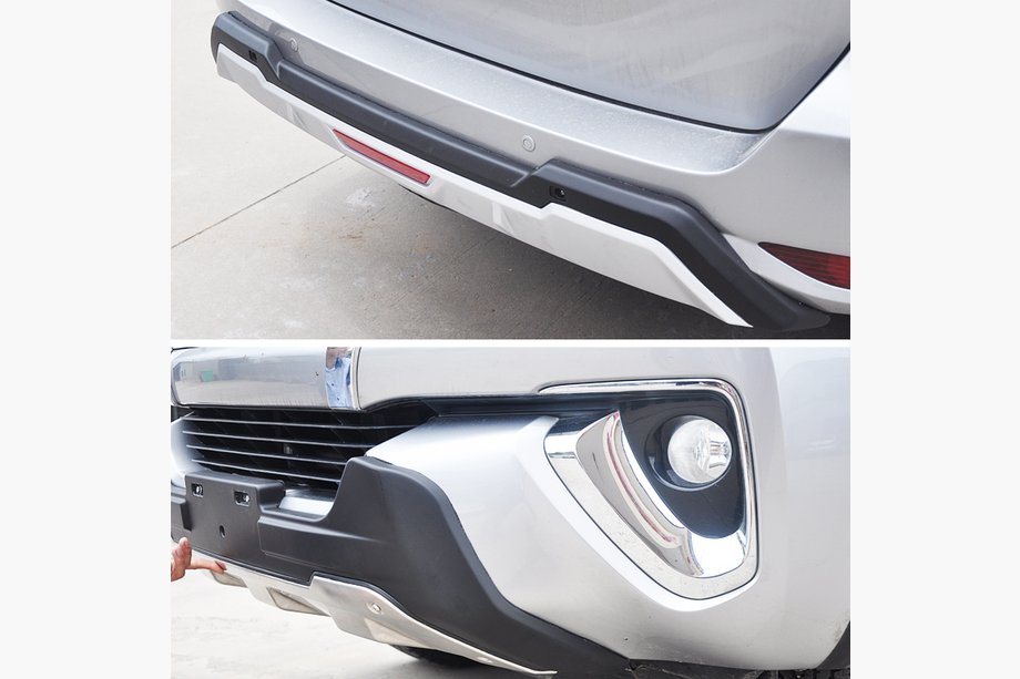 Toyota Fortuner 2015- гг. Передние и задние накладки (ABS) Image