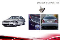 Mercedes C-class W203 2000-2007 гг. Насадка на глушитель AMG фото 5