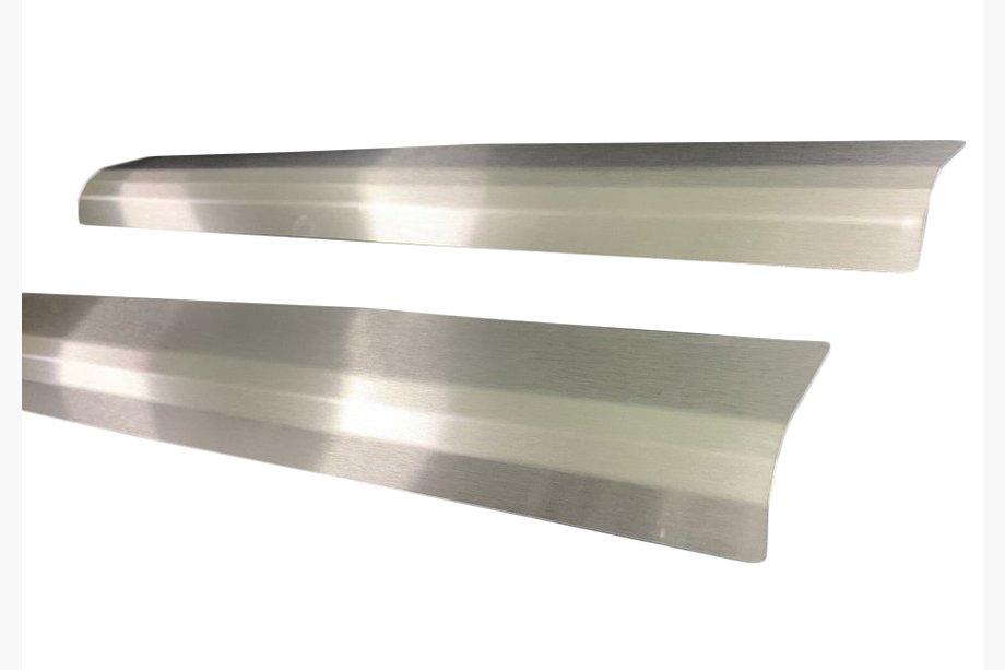 Renault Trafic 2001-2015 гг. Накладки на пороги Elite (2 шт, нержавеющая сталь) Image