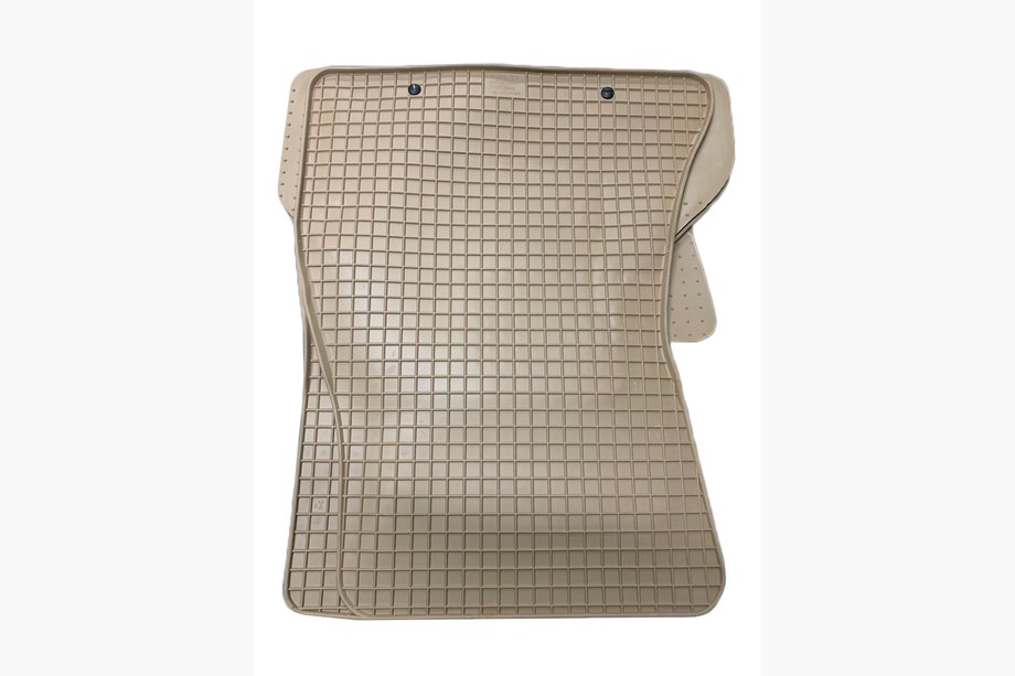 BMW X5 E70 2007-2013 гг. Бежевые резиновые коврики (4 шт, Doma) Image