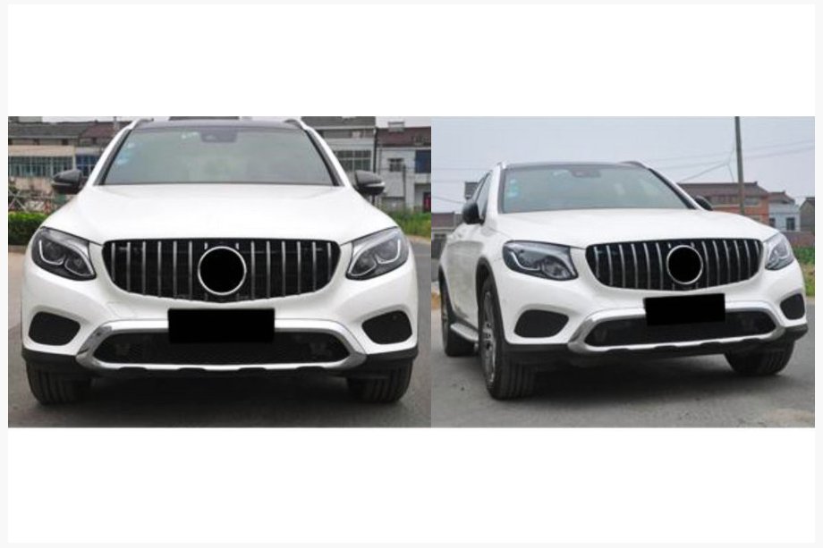 Mercedes GLA X156 2014-2019 гг. Передняя Решетка GT Panamericana (2014-2016) Фото 3