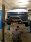Volkswagen T5 2010-2015 гг. Кенгурятник WT004ST (нержавейка) фото 1