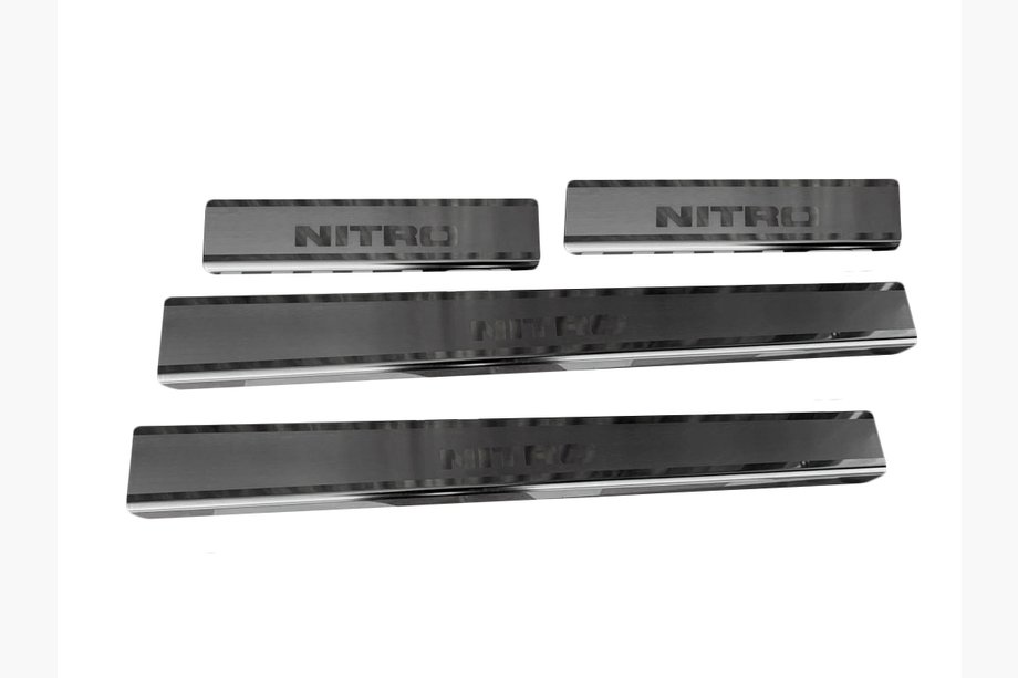 Dodge Nitro 2006-2011 гг. Накладки на пороги Natanko (нержавейка) Image