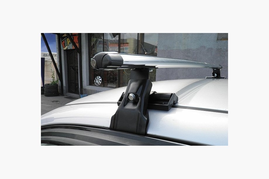 Chevrolet Lacetti 2003-2024 гг. Багажник на крышу CAMEL (Хром, Пара) Image