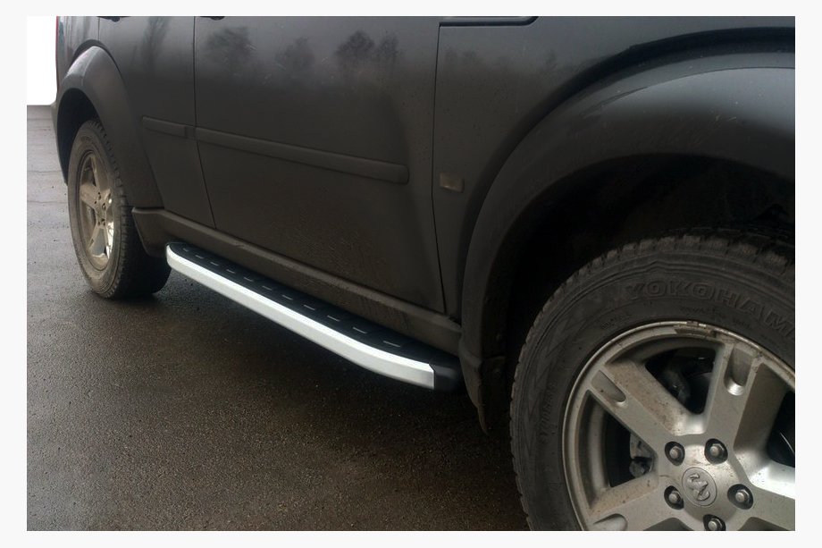 Dodge Nitro 2006-2011 гг. Боковые Подножки Fullmond (2 шт., Алюминий) Image