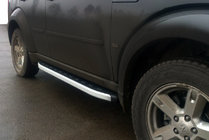 Dodge Nitro 2006-2011 гг. Боковые Подножки Fullmond (2 шт., Алюминий) фото 1