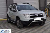 Dacia Duster 2008-2018 гг. Передняя защита ST011 (нержавейка) фото 3