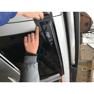 Ветровики на окна (4 шт, Perflex Sport) Dacia Duster 2008-2018 гг. фото 3