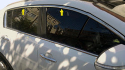 Kia Sportage 2010-2015 гг. Верхние Накладки на Двери Нержавейка (4 шт) фото 1