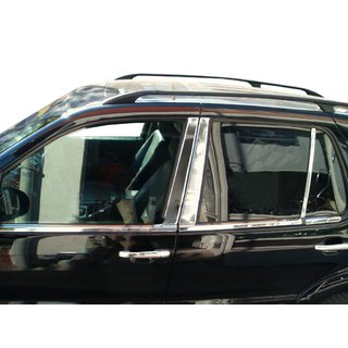 Mercedes ML W163 Молдинги дверных стоек (нерж.)