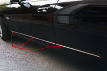 Mercedes C-class W204 2007-2015 гг. РАСПРОДАЖА! Накладки на дверные молдинги из нержавейки фото 1