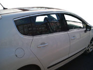 Peugeot 3008 2008-2016 гг. Окантовка стекол с задней форточкой, 8 шт, нержавейка фото 1