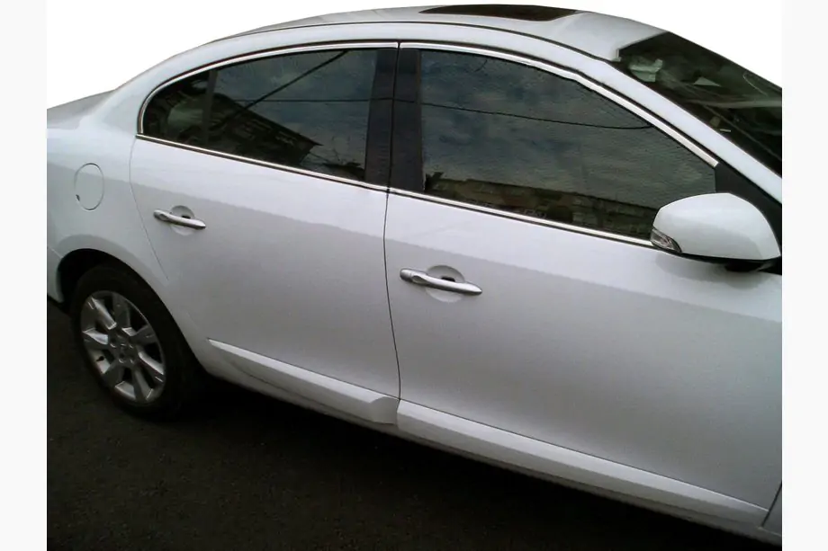 Renault Fluence 2009-2016 гг. Верхние молдинги окон нержавейка (4 шт) Фото 1