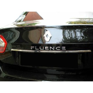 Renault Fluence Полоска над номером (нерж.)