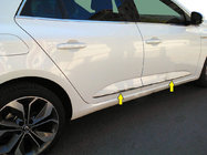 Renault Megane IV 2016-2025 гг. Дверной молдинг из нержавеющей стали (Sedan) фото 1