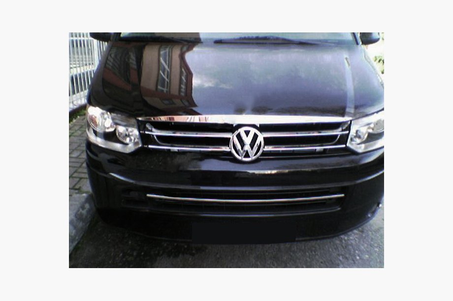 Volkswagen T5 2010-2015 гг. Накладка на кромку капота из нержавейки Image