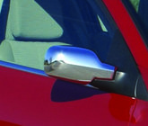 Renault Clio III 2005-2012 гг. Накладки на Зеркала (2 шт, пластик) фото 1