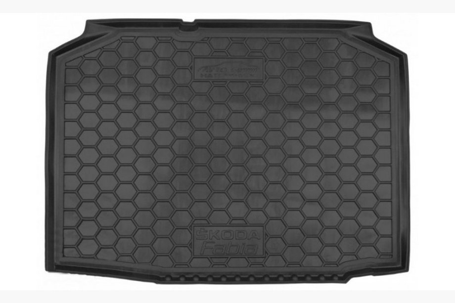 Skoda Fabia 2000-2007 гг. Коврик Багажника HB (Autogumm, Пластик) Image