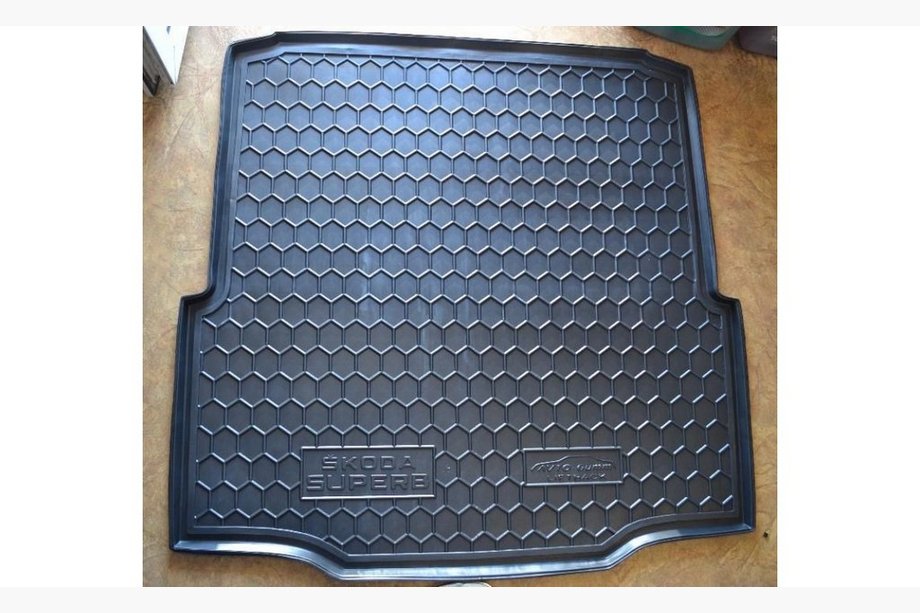 Skoda Superb 2009-2015 гг. Коврик Багажника Liftback (Autogumm, Пластик) Image