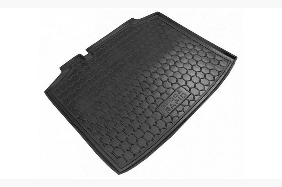 Skoda Rapid 2012-2019 гг. Коврик багажника Spaceback (Autogumm, пластик) Image