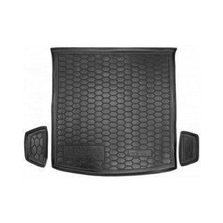 Коврик багажника 5 мест (Autogumm, пластик) Skoda Kodiaq 2016-2023 гг.